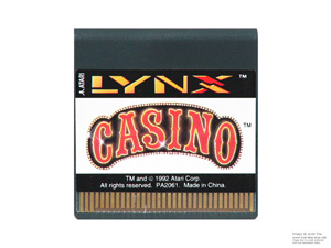Atari Lynx Casino Game Cartridge