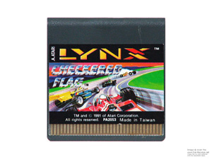 Atari Lynx Checkered Flag Game Cartridge