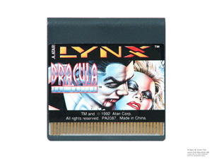 Atari Lynx Dracula the Undead Game Cartridge