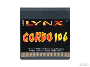 Atari Lynx Gordo 106 Game Cartridge