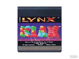 Atari Lynx Klax Game Cartridge
