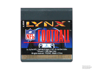 Atari Lynx NFL Football Game Cartridge