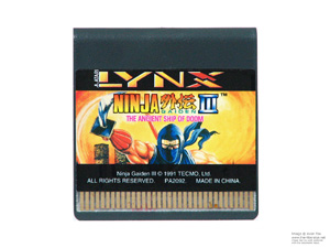 Atari Lynx Ninja Gaiden III 3 Game Cartridge