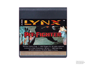 Atari Lynx Pit-Fighter Game Cartridge