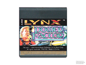 Atari Lynx Power Factor Game Cartridge