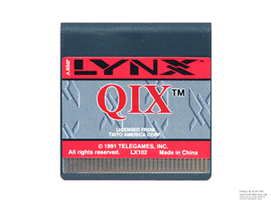 Atari Lynx QIX Game Cartridge