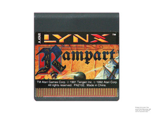 Atari Lynx Rampart Game Cartridge