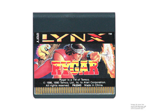 Atari Lynx Rygar Game Cartridge