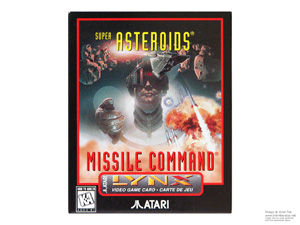 Box for Atari Lynx Super Asteroids Missile Command