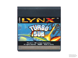Atari Lynx Turbo Sub Game Cartridge