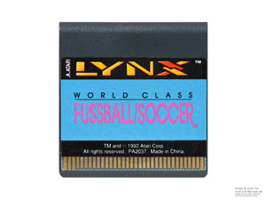 Atari Lynx World Class Fussball Soccer Game Cartridge