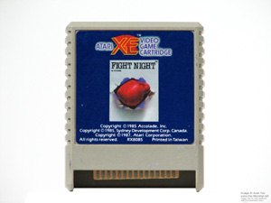 Atari XE cartridge fight night