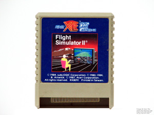 Atari XE Flight Simulator II Game Cartridge