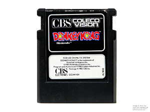 Donkey Kong Colecovision Game Cartridge PAL