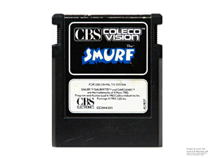 Smurf Colecovision Game Cartridge PAL