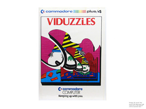 Commodore 16 and Plus/4 Game Viduzzles Box