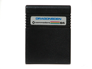 Commodore 64 Dragonsden Game Cartridge