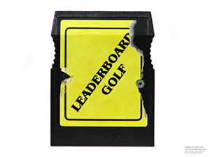 Commodore 64 Leaderboard Golf Game Cartridge