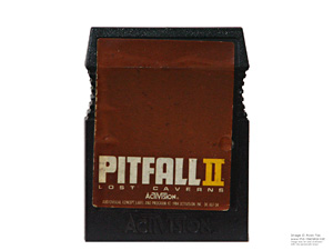 Commodore 64 Pitfall 2 Game Cartridge