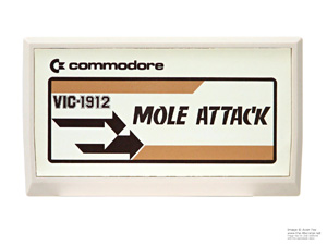 Commodore VIC-20 Mole Attack Game Cartridge