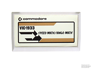 Commodore VIC-20 Speed Math Bingo Math Game Cartridge