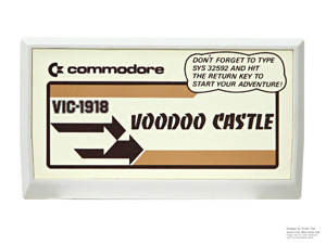 Commodore VIC-20 Voodoo Castle Game Cartridge