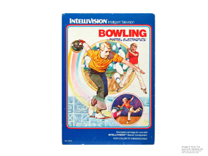 Box for Intellivision Bowling