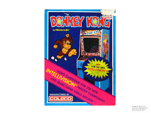 Box for Intellivision Donkey Kong Coleco