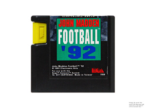 SEGA Mega Drive John Madden Football 92 Game Cartridge
