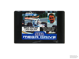 SEGA Mega Drive Newman Hass Indycar Game Cartridge
