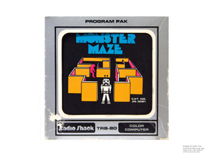 Box for Tandy Radio Shack Color Computer TRS-80 Monster Maze
