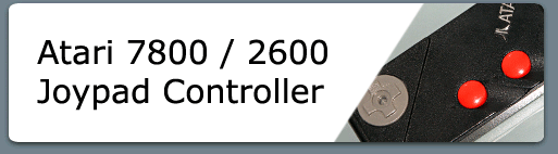 Atari 2600 / 7800 Joypad Controller Button