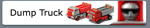 Dump Trucks Red and Grey Robo Tron Button