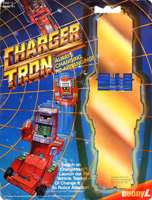Charger Tron Cardback Version One from Green and Blue Antagatron