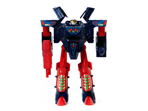 Maladroid Sunyak Red and Dark Blue in Robot Mode