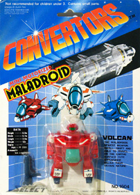 Convertors Volcan Red SD Valkyrie VF-1S Miria Type on Card