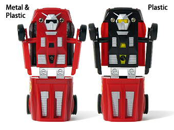 Dashbots Ferrari Metal and Plastic Comparison