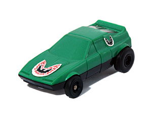 Firebird Dashbots Metallic Green and Black all Plastic in Sports Car Mode