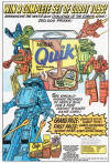 quik nestle gobots competition advert clipped from a comic book