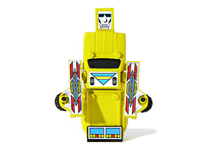 Pick Up Gisima Moto-Bot Yellow Bootleg in Robot Mode