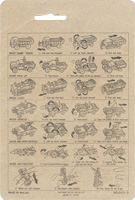 Jeep Motorized Robot MC Toy Red on Alt Mode Card