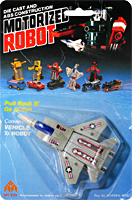 Jet Motorized Robot MC Toy on Alt Mode Card
