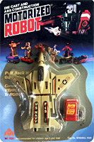 Jet Motorized Robot on Macau Card MC Toy