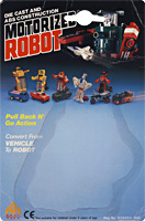 Cardback for Pick Up Camper Motorized Robot China MC Toy