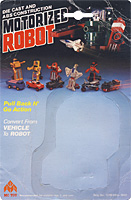 Cardback for Yellow Pick Up Motorized Robot Macau MC Toy