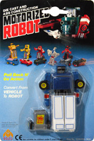 Truck Motorized Robot on China Card MC Toy