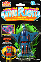 Stealth MotoRobot Blue Imperial Die-Cast on Card