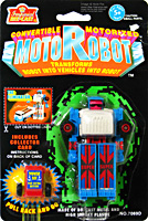 The Eliminator MotoRobot Blue and White Imperial Die-Cast on Card