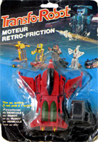 Jet Red with Black and Green Detail Transfo-Robot Bootleg on Card