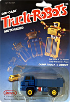 Dump Truck Blue Truck Robots Straco in Card
